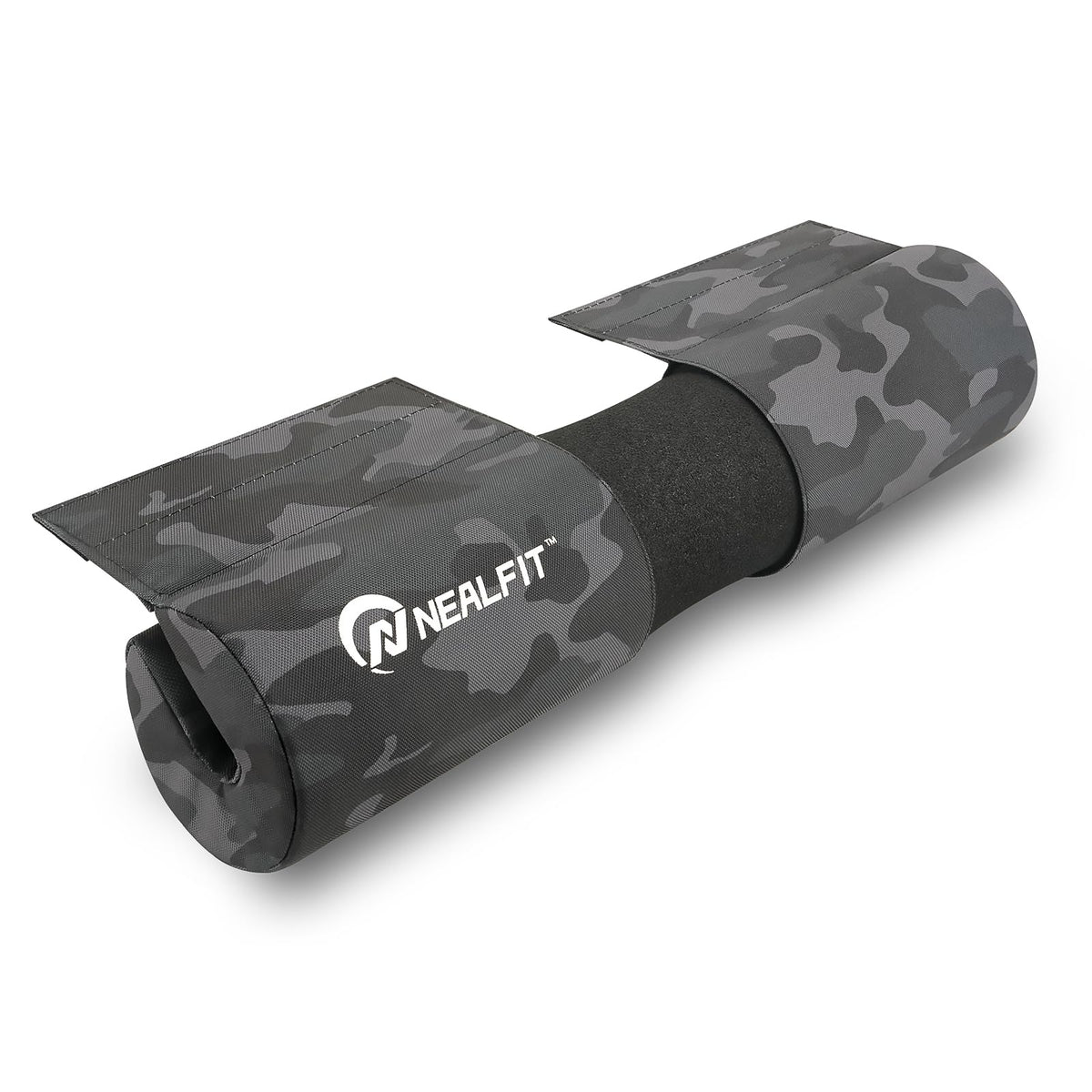 NEALFIT Barbell Squat Pad with Thick Nylon Padding, Hip Thrust Pad for Squats, Lunges, Neck Shoulder Squat Pad for Olympic or Standard Bars (Camo)