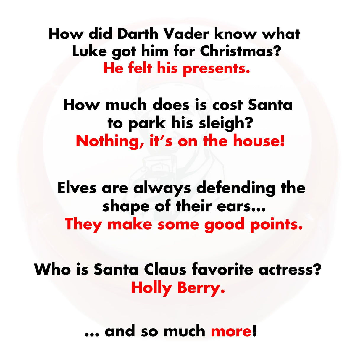 Klassic Studios Christmas Jokes Button. 101 pre-Loaded Jokes, Secret Santa and Kris Kringle.