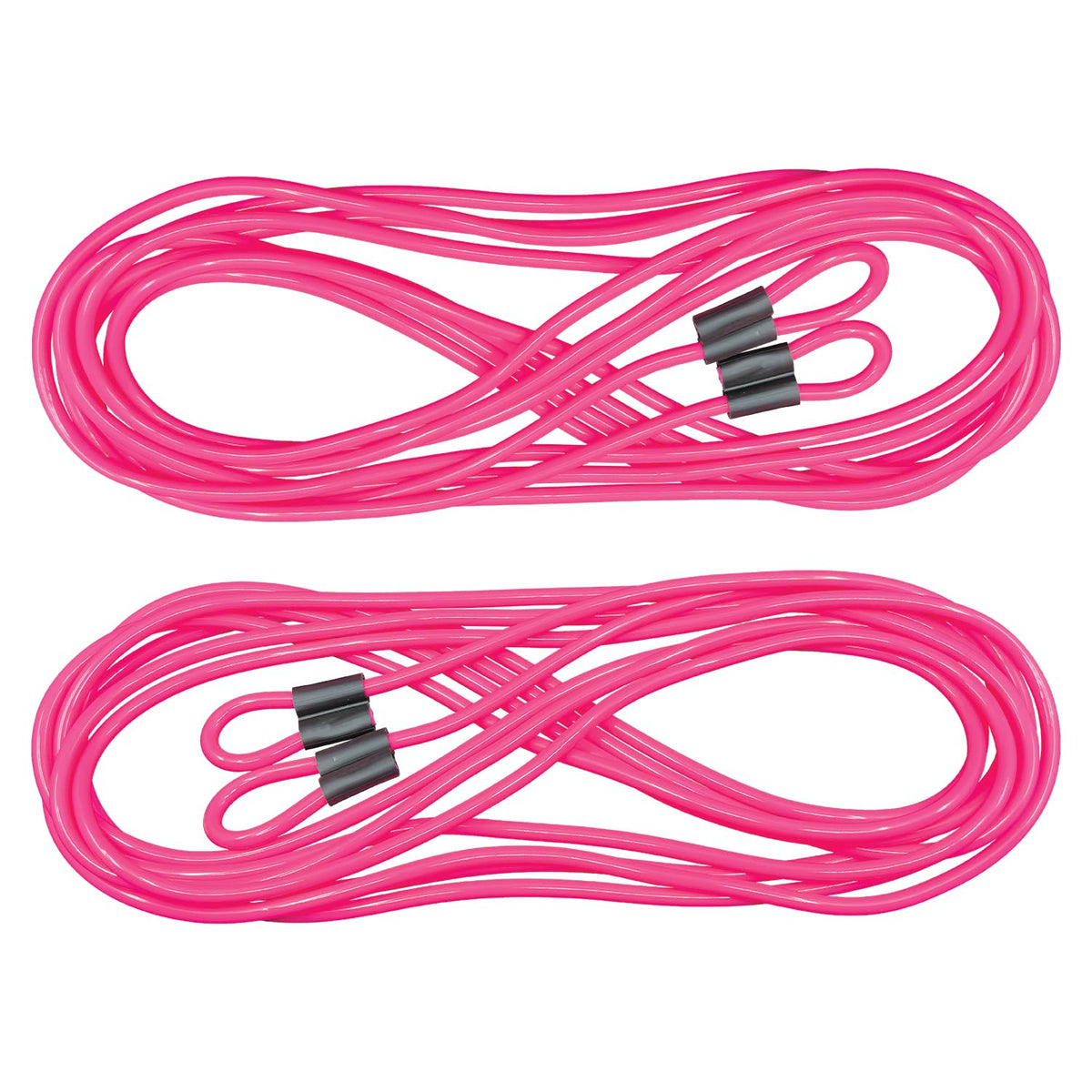 Champion Sports DD Series Double Dutch Licorice Jump Ropes - Pink, 16-Feet (Set)
