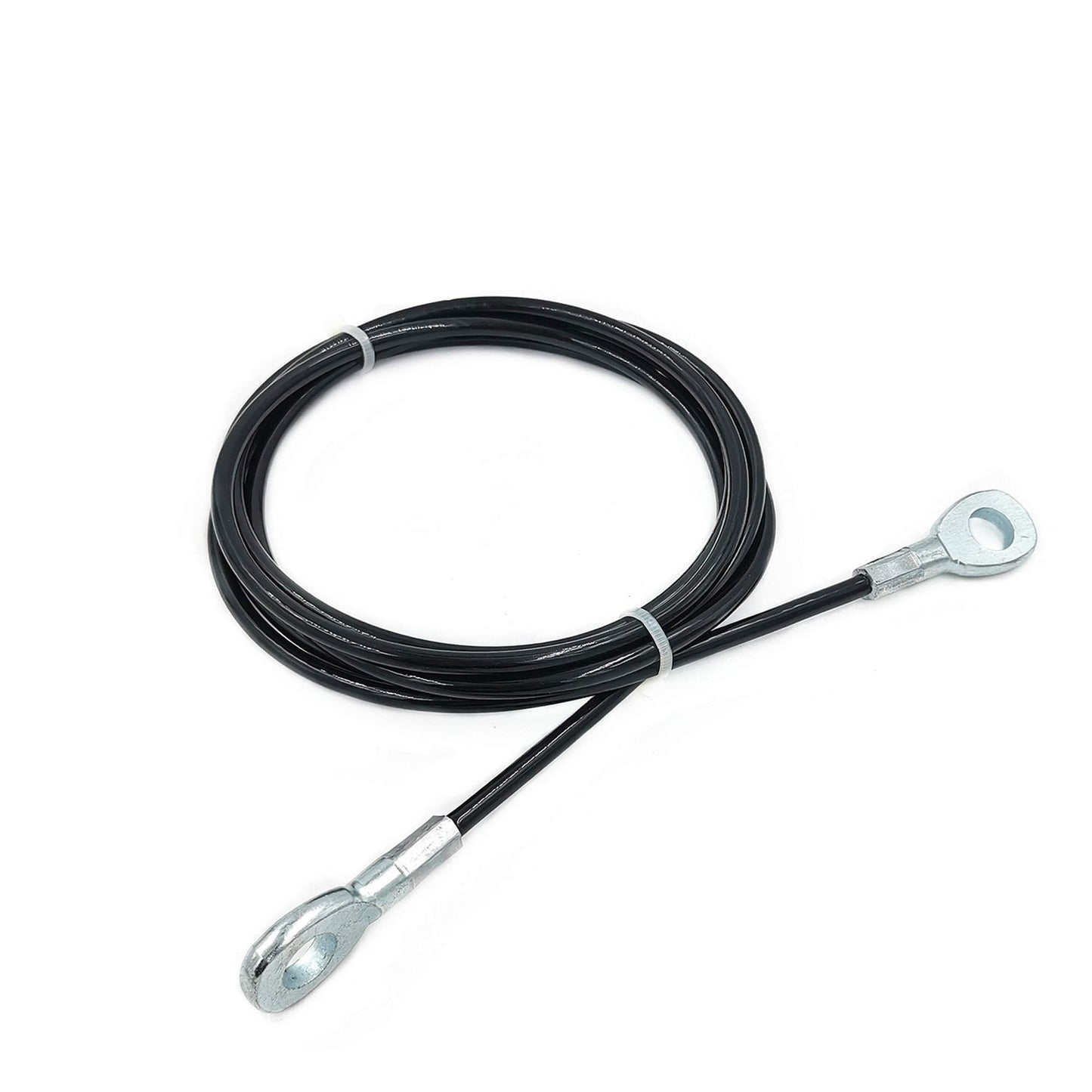 J Bryant Fitness Gym Replacement Cable Fitness Pulley Cable Thick 0.2inch/5mm Heavy Duty Steel Wire Rope for Home Gym Cable Pulley Attachments Machine Accessories (Type-A, 63")