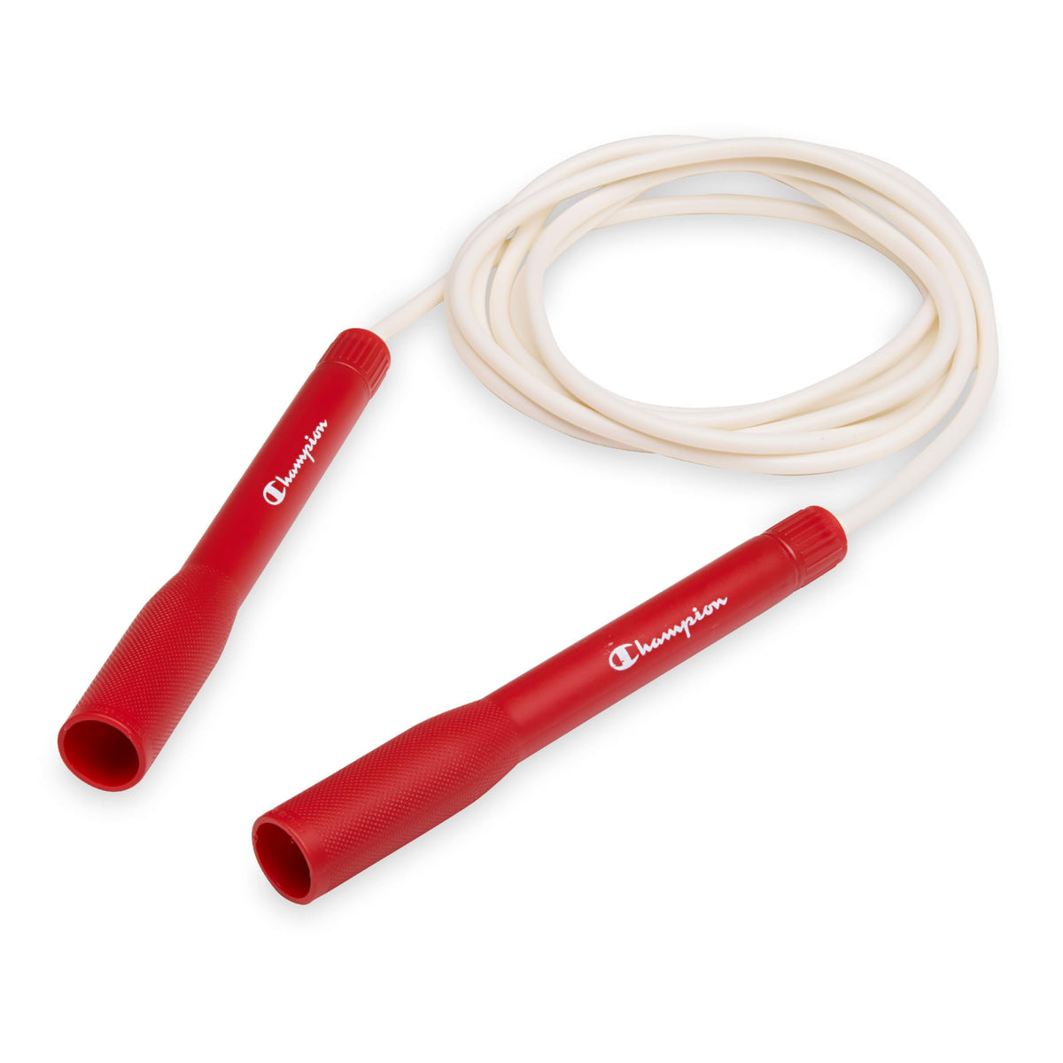 Champion Classic Exercise Jump Rope for Men and Women (Red), Adjustable 9 Ft Speed Rope for Adult Fitness, Smooth Rotation Skipping Rope for Endurance, Coordination, and Full-Body Conditioning