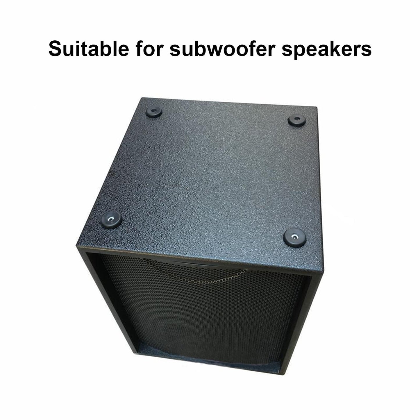 Howonder Rubber Feet, Speaker Rubber Feet,16 Pack 40mm x 10mm, Use for Subwoofer Feet, Speaker Feet, Road Case Feet，Cutting Board feet,Furniture Feet, 1.6“ W x 0.4” H（Black）