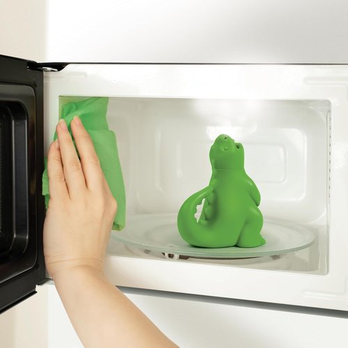 Genuine Fred Dragon's Breath Microwave Steam Cleaner - BPA-Free Silicone Design, Fun & Effective Kitchen Gadget