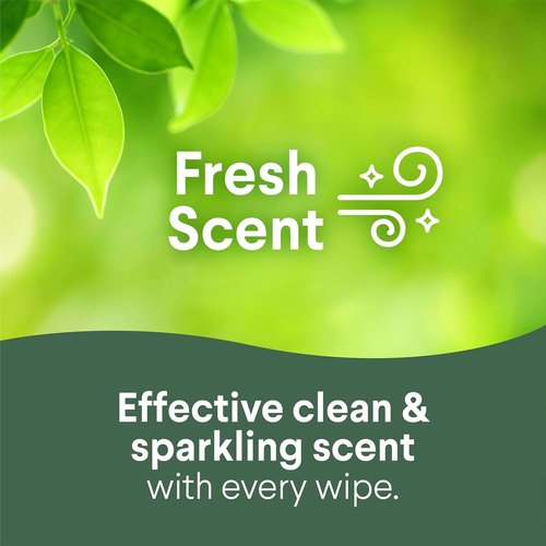 Clorox Disinfecting Cleaning Wipes - Bleach-Free Fresh Lemon Scent | 75 Count (Pack of 2)