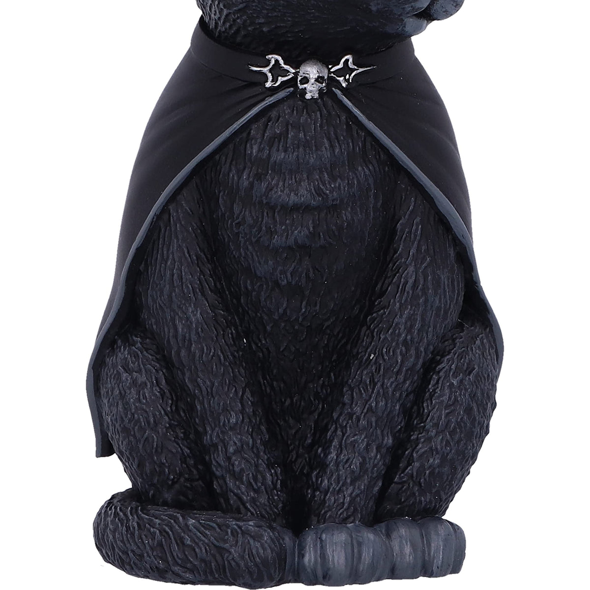 Nemesis Now Cult Cuties Purrah Hanging Ornament 11.5cm, Resin, Black, Scarily Adorable Bewitching Cat Hanging Ornament, Witch Cat, Cast in The Finest Resin, Expertly Hand-Painted