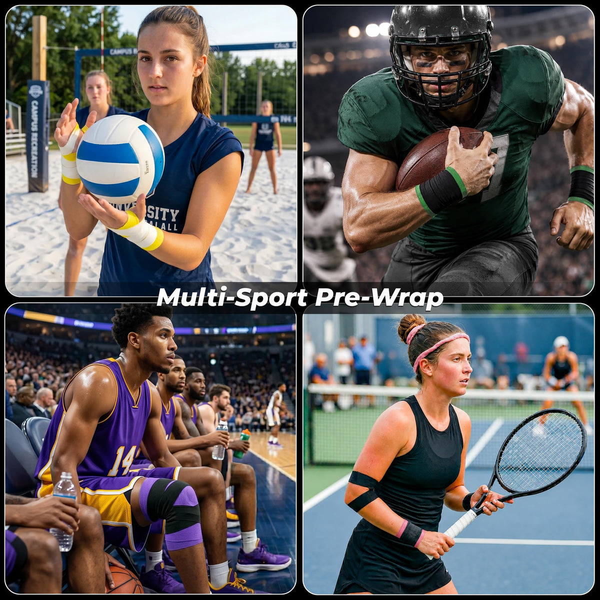 Cannon Sports Pre Wrap Foam Underwrap - 2.75" x 30 Yards Per Roll - Athletic Underwrap for Sports Tape, Training & Exercise (Black)