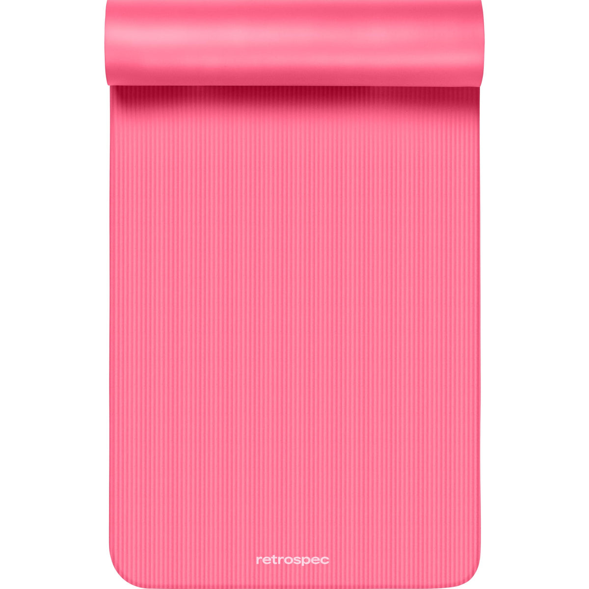 Retrospec Solana Yoga Mat 1/2" Thick w/Nylon Strap for Men & Women - Non Slip Excercise Mat for Yoga, Pilates, Stretching, Floor & Fitness Workouts