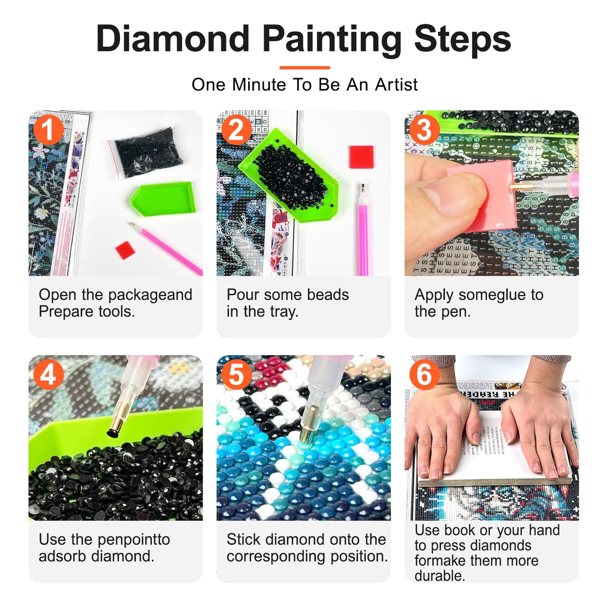 4 Pack Leopard Print Coquette Diamond Art Kits for Adults, Pink Bow Diamond Painting Kits for Beginner, Diamond Dots Full Drill Crafts for Gem Art Home Wall Decor for Teens Girls 5D DIY 12x16in