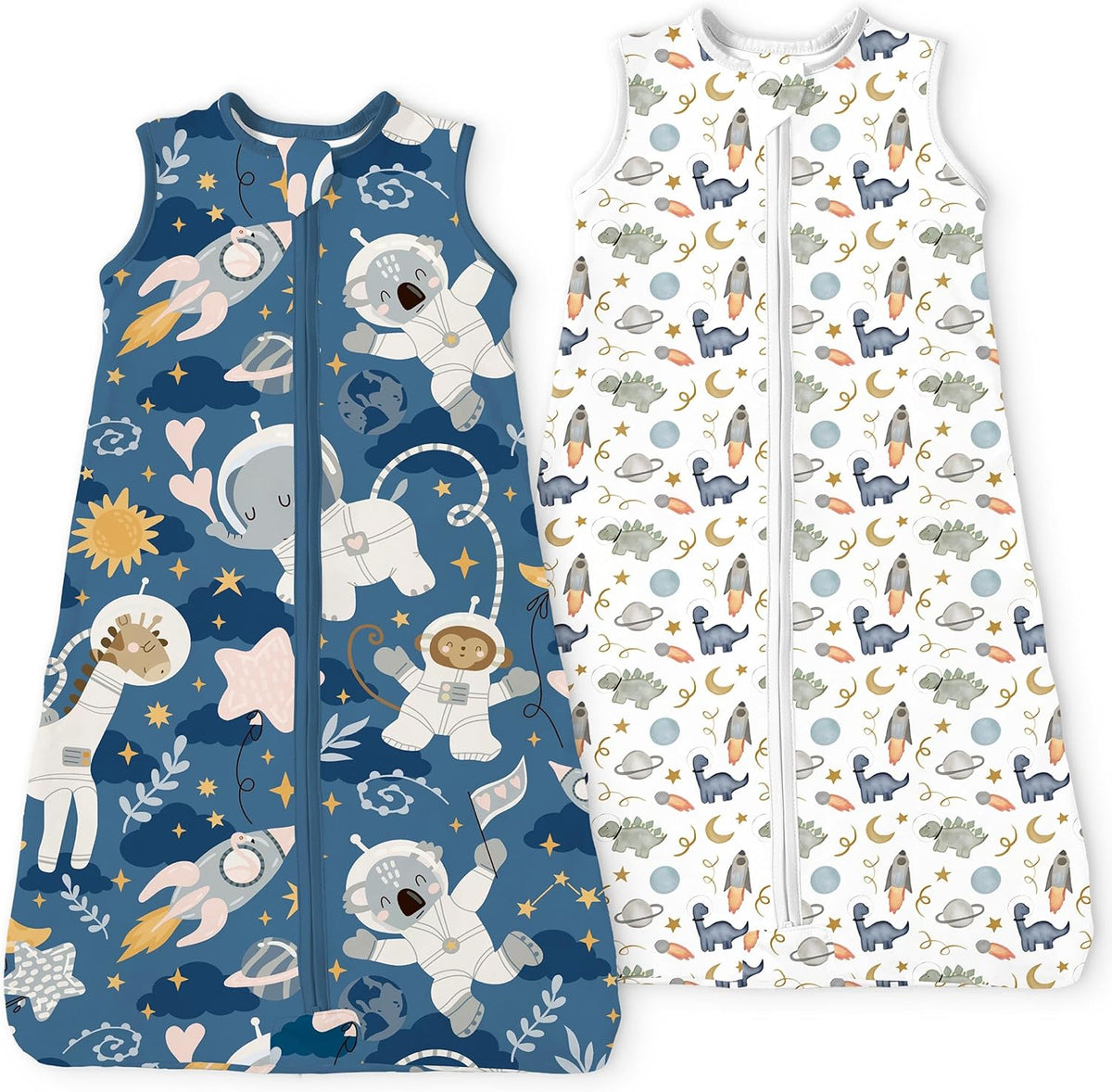 Sleep Sacks by [Brand Name] - 0.5 TOG Light Summer Wearable Blankets for Toddlers | Extra Long 2 Pack (2T-4T)