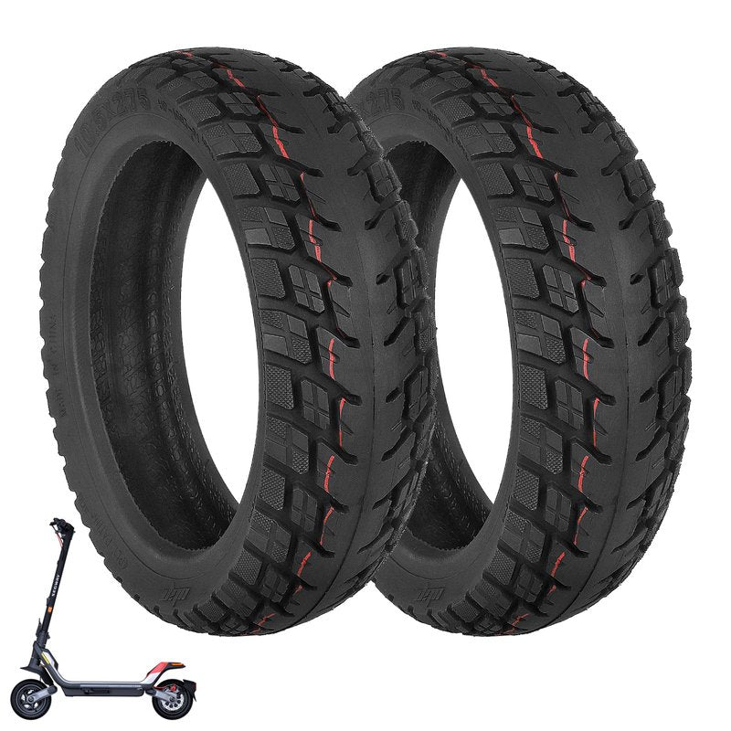 Ulip 10.5x2.75 Tubeless Tire for Segway Ninebot P65 P100 P100S P100SU Electric Scooter Thicker Tires Non-Slip Spare Wheels Scooter Accessories 2 PCS