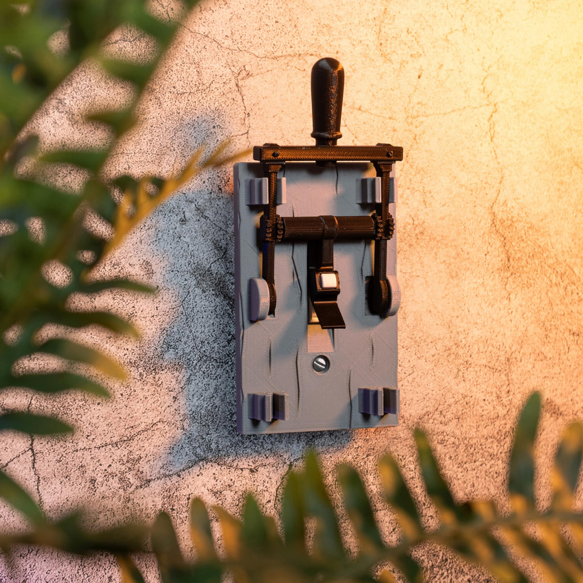 Frankenstein Light Switch Cover (Toggle, Grey)