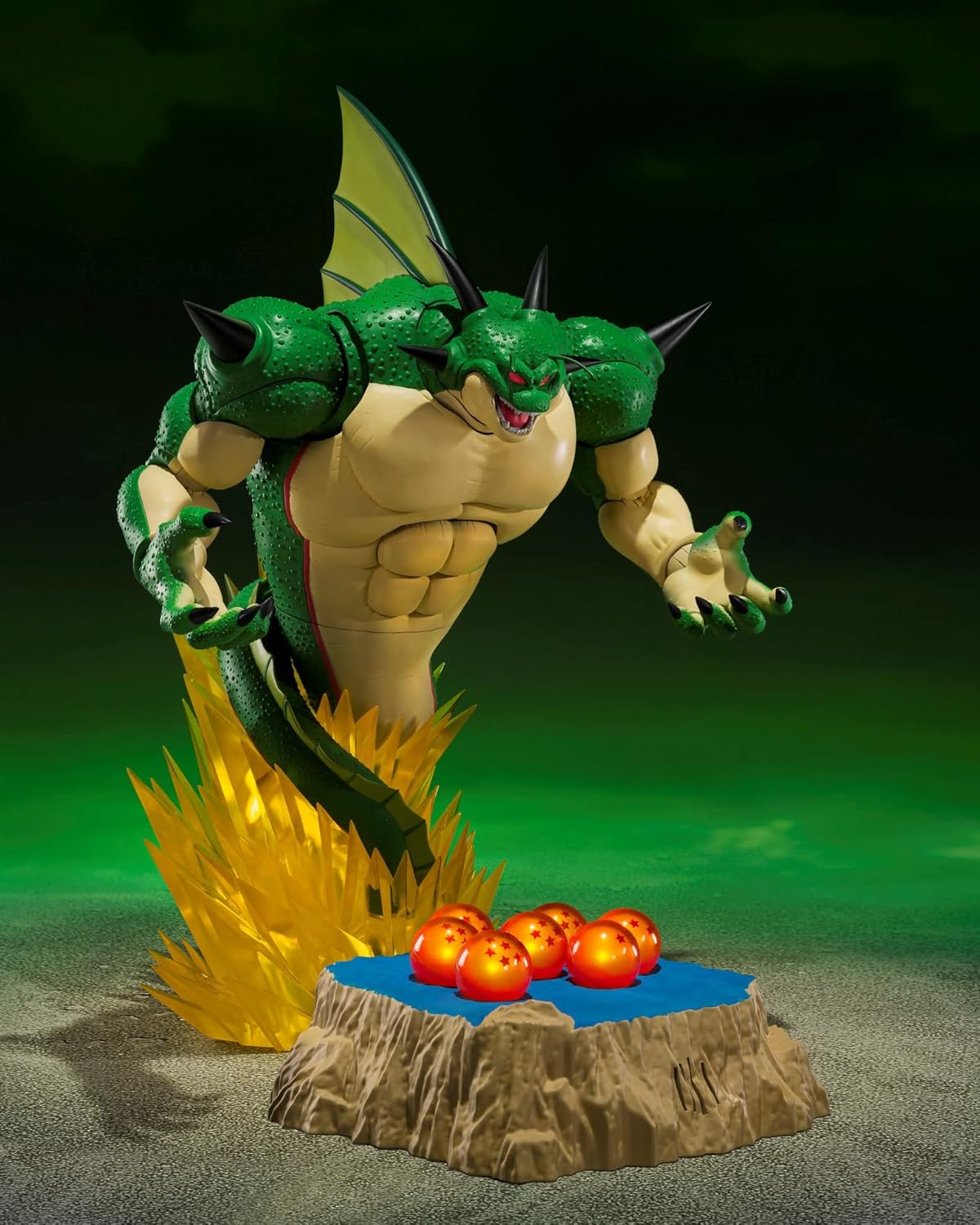 TAMASHII NATIONS - Dragon Ball Z Porunga & Dende Luminous Dragon Ball Set | Authentic Shenron Collectible