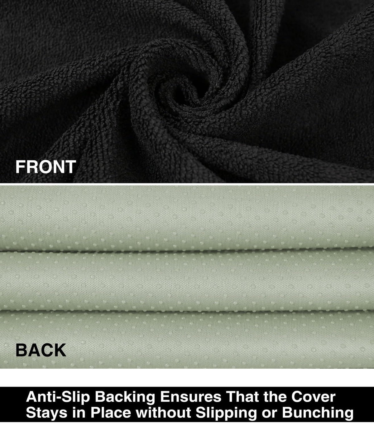 VSHIELD Waterproof Towel Car Seat Cover, Sweatproof Non-Slip Seat Protector, Universal Fit for Front Bucket or Rear Bench Seat of Cars, SUVs, Vans, Trucks, Compatible with Airbags and Armrests