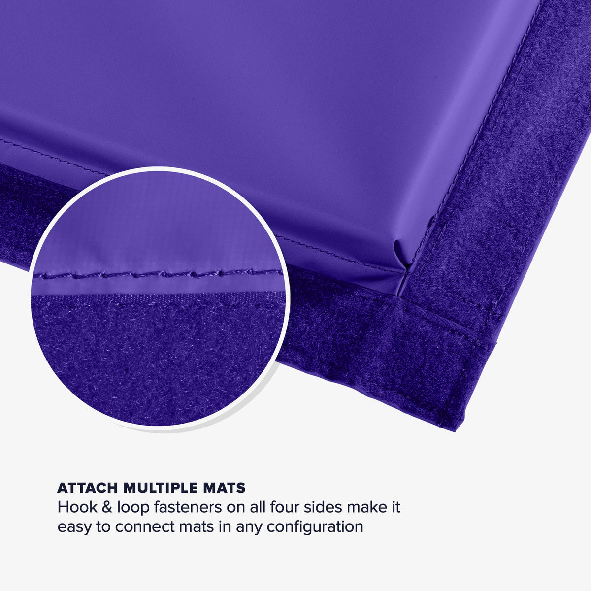 We Sell Mats - 4 ft x 6 ft x 2 in Personal Fitness & Exercise Mat for Home Workout - Lightweight and Folds for Carrying – All Purpose Home Gym Mat – Thick Mat for Yoga, Pilates, Stretches, and Floor Exercises