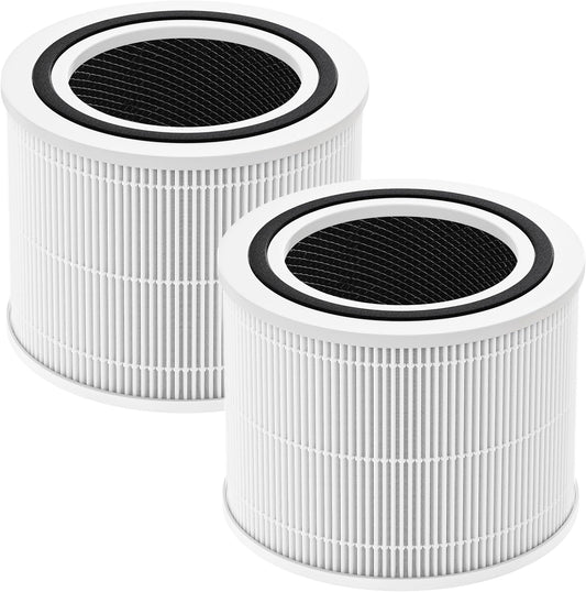 LEVOIT Core 300 Replacement Filter - 2 Pack for Core 300 Series Air Purifiers | High-Quality Filtration