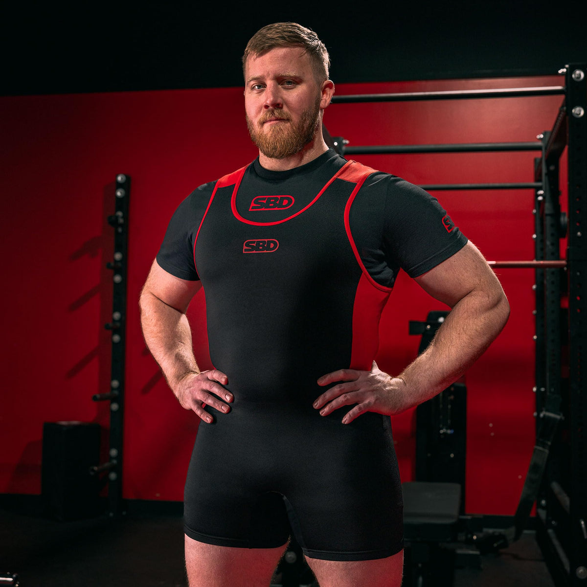 SBD Men’s Powerlifting Singlet – IPF Approved Weightlifting Singlet – Durable Compression Lifting Suit Made in Great Britain
