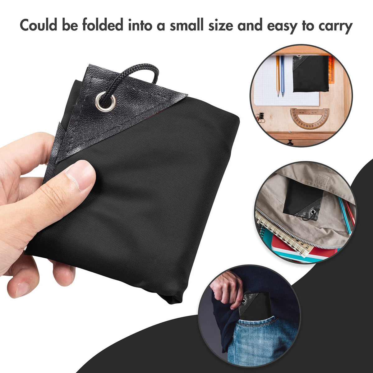 IKAYAS 6Pcs Drawstring Bags Bulk Black Drawstring Backpack, String Backpack Cinch Sack Sport Gym Backpack Bags for Yoga Traviling Outdoor Sports