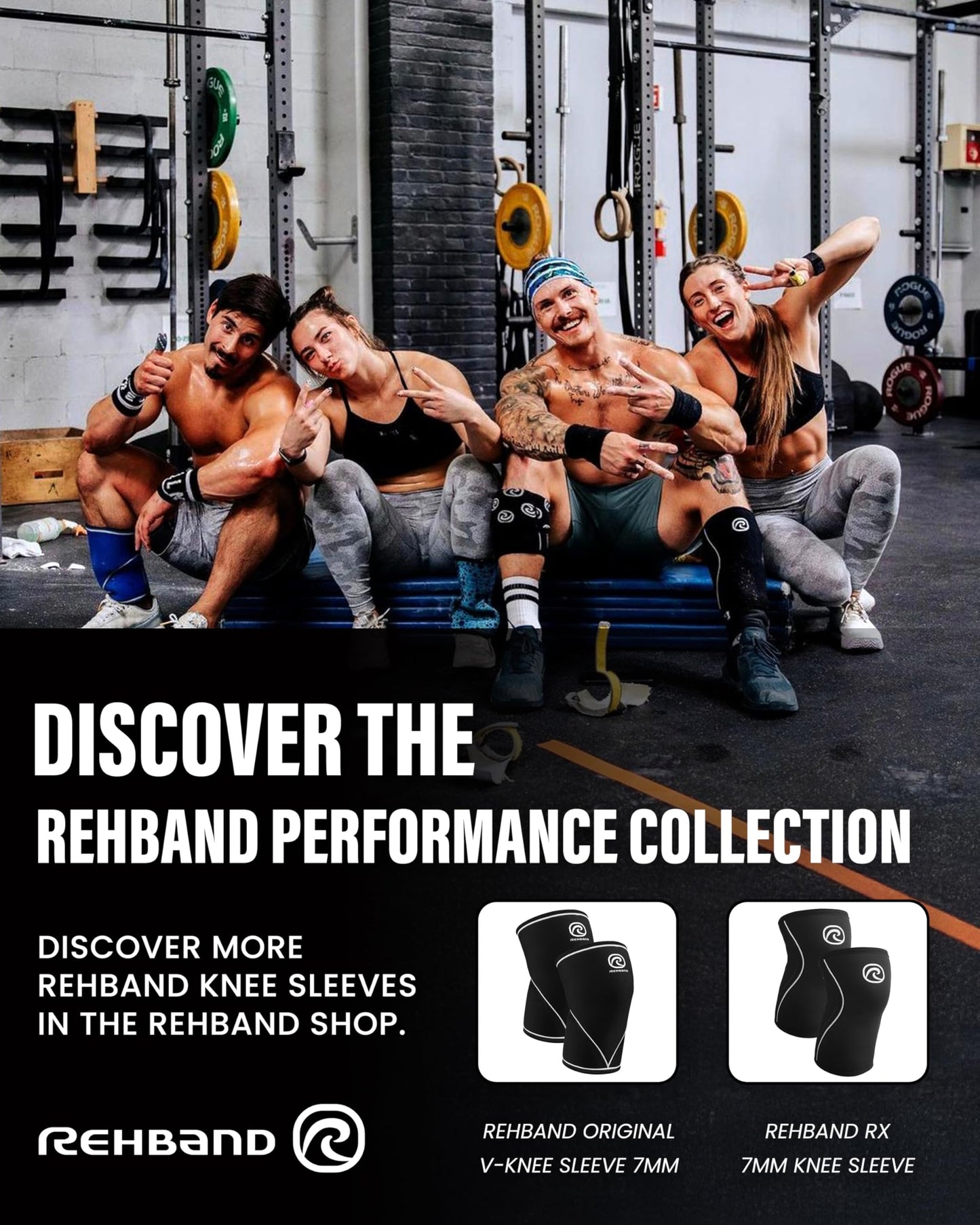Rehband Lifting Straps for Strength Training, 1 Pair Fitness Pull Straps, 100% Cotton, 56cm Grip Support for Bodybuilding, More Grip Strength Weightlifting, Colour:Arctic/White, Size:One Size