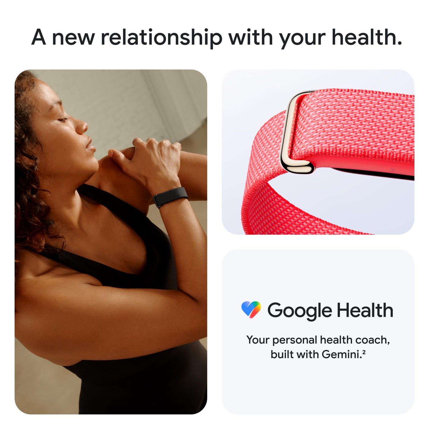 Google Fitbit Air - Screenless Activity Tracker with Fitness, Heart Rate, and Sleep Tracking - Personalized AI-Powered Coaching - Up to 7 Days’ Battery Life - Works with iOS and Android - Obsidian