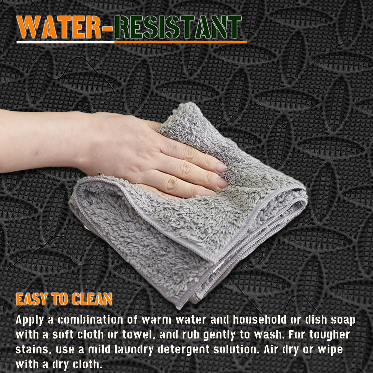 GWT Interlocking EVA Foam Floor Tiles 24x24 Inch 0.4 Inch Thick Gym Flooring for Home Gyms Garages and Basements, 12 Pack Covers 48 Square Feet, Shock-Absorbing Easy Snap-Together Install