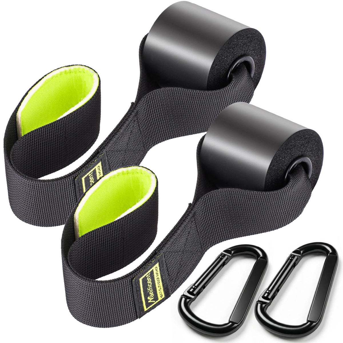 Manificent Door Anchor for Resistance Bands, Heavy Duty Padded Door Anchor System Door Hook, Must-Have Workout Exercise Bands Attachment Compatible for Loop Bands, Resistance Tube