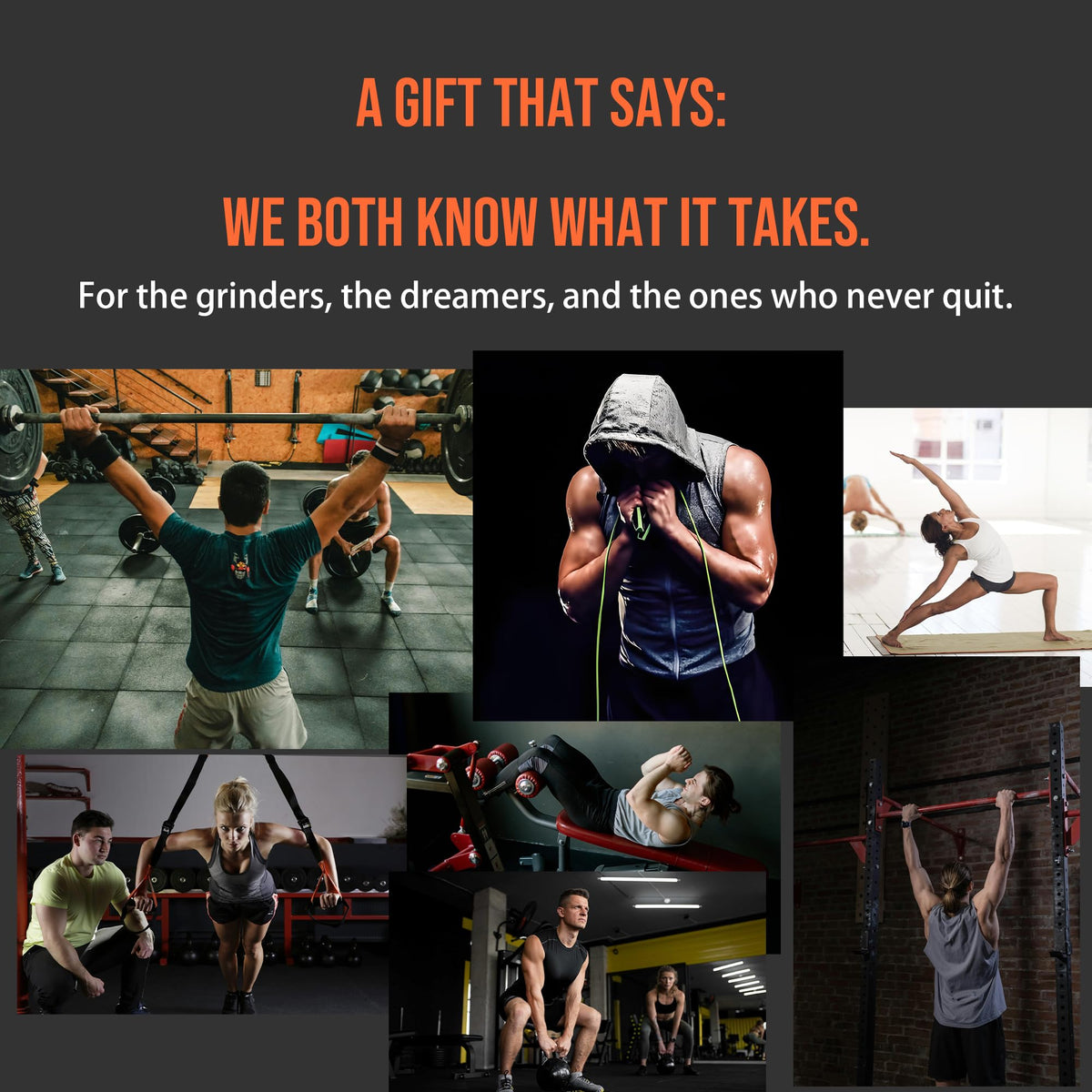 Eudaedom Fitness Gift for Bodybuilders - Easy to Hang Inspirational Gym Banner, Motivational Workout Tapestry Wall Decor for Home Gym Garage Man Cave Office, 5x3 FT, Durable & Fade-Resistant