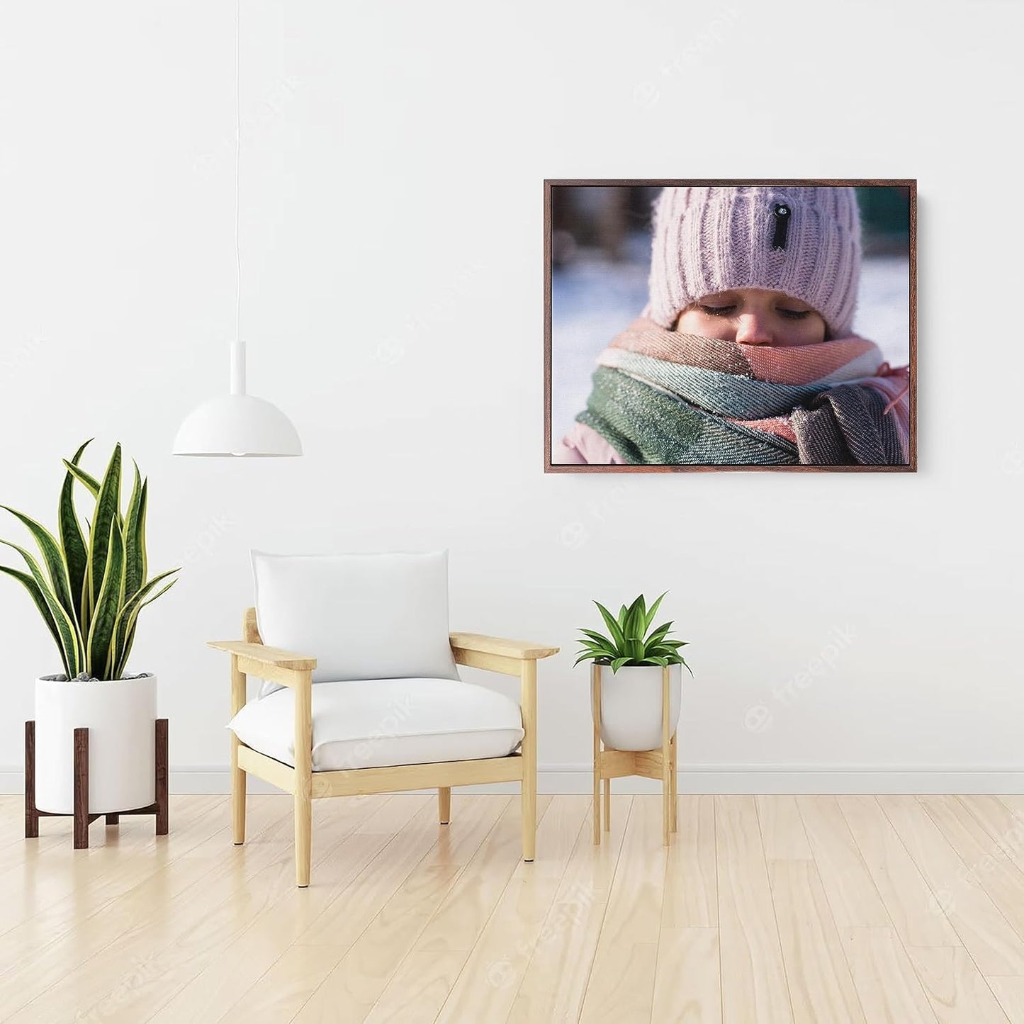P&L ART. Personalized Custom Canvas Prints: Photo On Canvas Transform Your Photos into Stunning Framed Wall Art Digitally Printed Photo To Canvas Ideal for Home Decor Gifts Keepsakes Walnut 16X24