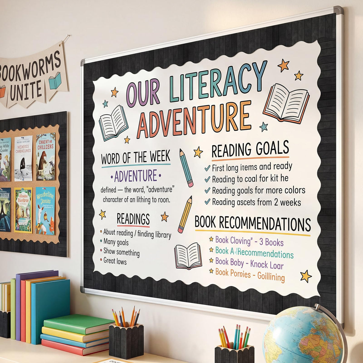 Tenceur 120 Feet Bulletin Board Borders Wooden Pattern Straight Rolled Border Trim Wood Straight for Classroom Schools Office Decoration(Black)