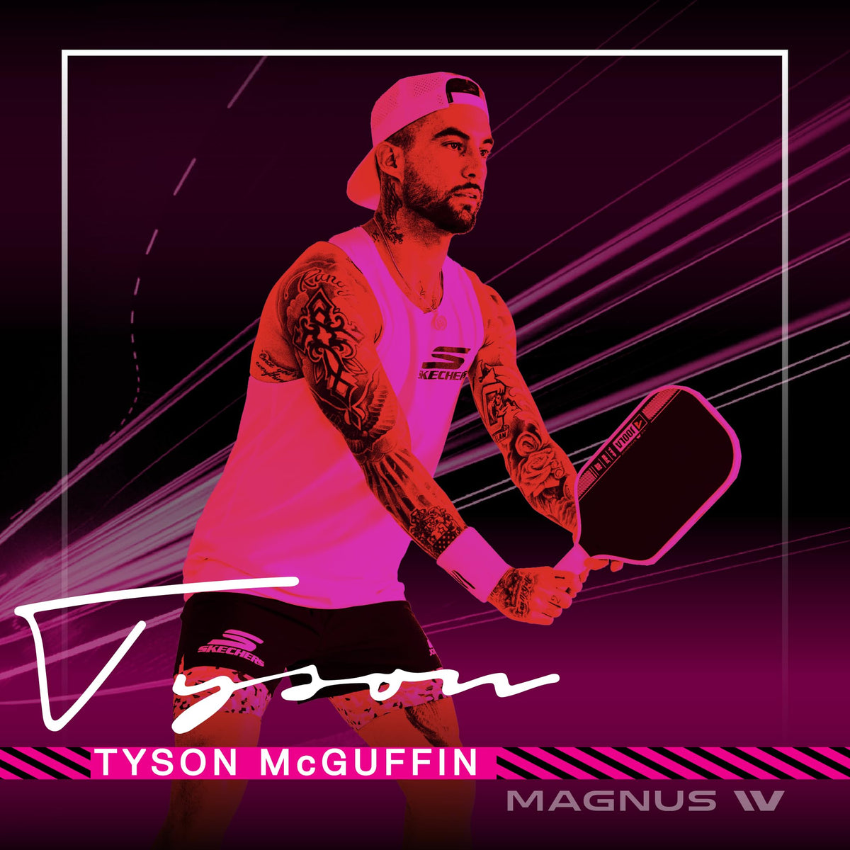 JOOLA Tyson McGuffin Magnus Pro IV 14mm Pickleball Paddle - Elongated Shape for Power & Reach - Propulsion Core Increases Spin & Control - UPA-A Certified - NFC Chip Enabled.