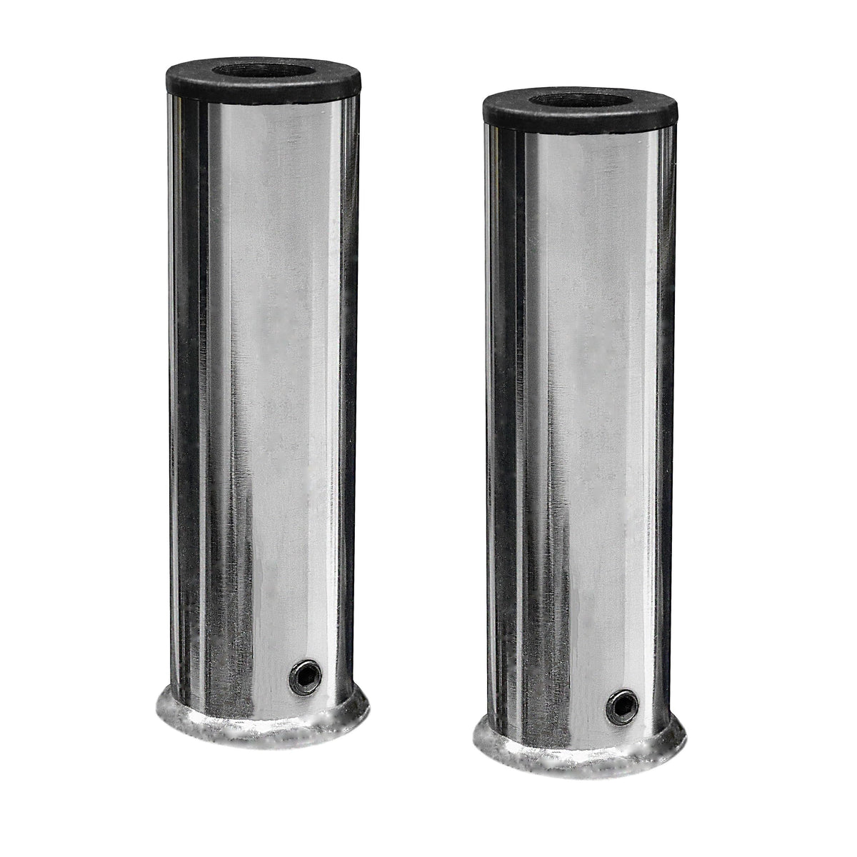 Pair of Chrome Olympic Adapters by Deltech Fitness