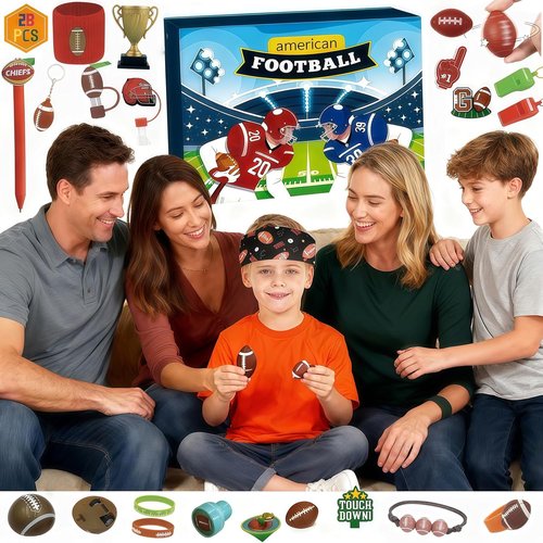 Football Advent Calendar 2025 | 24-Day Countdown with Unique Christmas Surprises for Kids & Rugby Fans