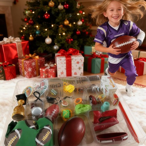 Football Advent Calendar 2025 | 24-Day Countdown with Unique Christmas Surprises for Kids & Rugby Fans
