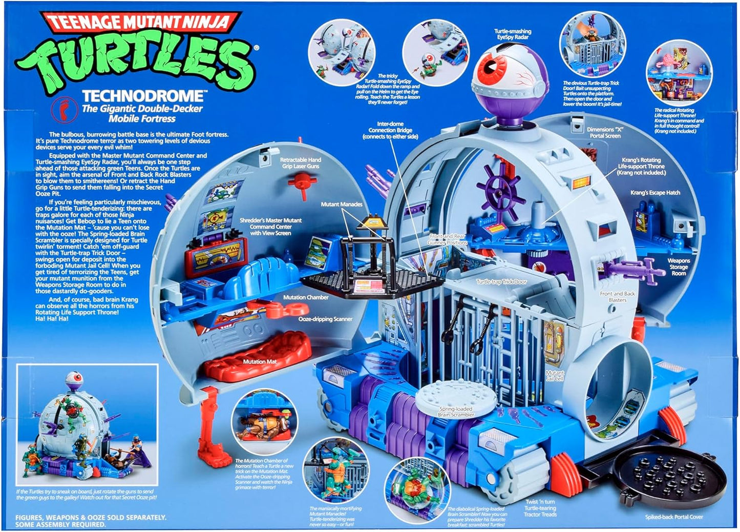 Teenage Mutant Ninja Turtles Classic Technodrome Playset - Ultimate Action Adventure Toy
