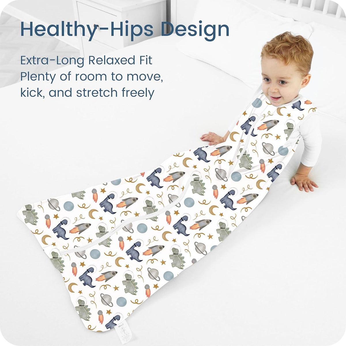 Sleep Sacks by [Brand Name] - 0.5 TOG Light Summer Wearable Blankets for Toddlers | Extra Long 2 Pack (2T-4T)