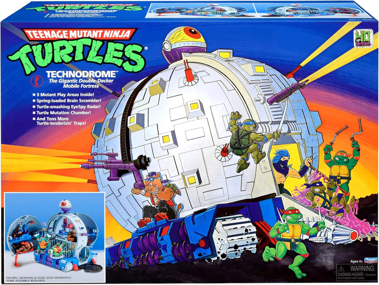 Teenage Mutant Ninja Turtles Classic Technodrome Playset - Ultimate Action Adventure Toy