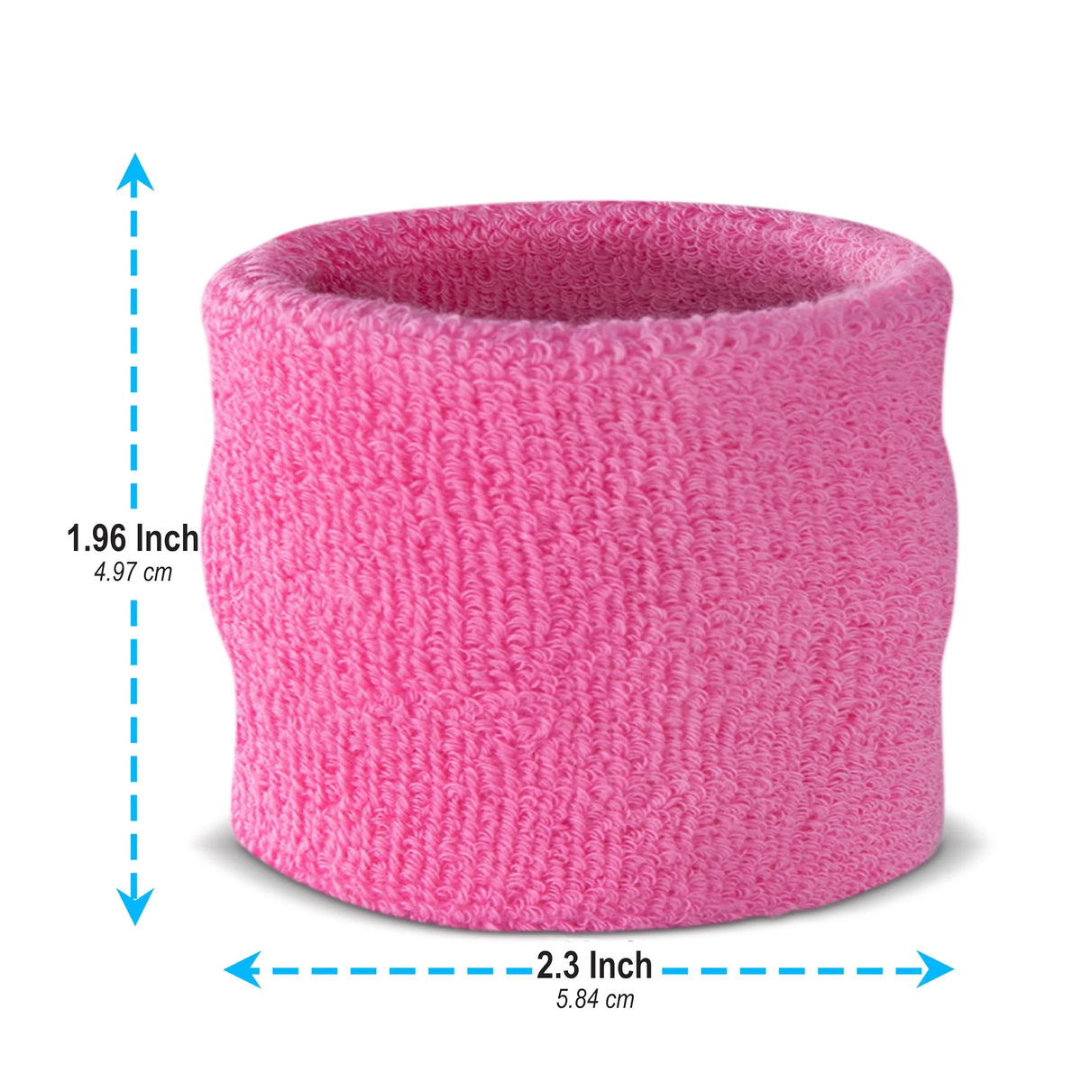 Suddora Sweatbands for Kids, Moisture Wicking 2 Wristbands and 1 Headband Set, Soft and Skin-Friendly Fabric, Moisture-Wicking Athletic Sweat Bands for Basketball, Baseball, Soccer, Pink