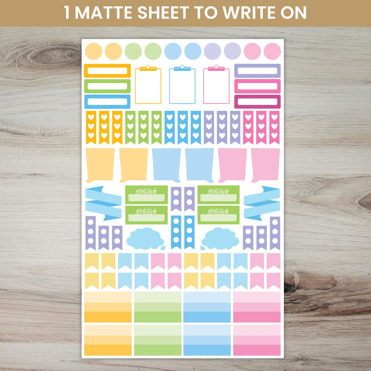 Bloom Daily Planners Newly Improved Classic Planner Sticker Sheets - Variety Sticker Pack for Decorating, Planning, Scrapbooking, etc. - 708 Stickers Per Pack!