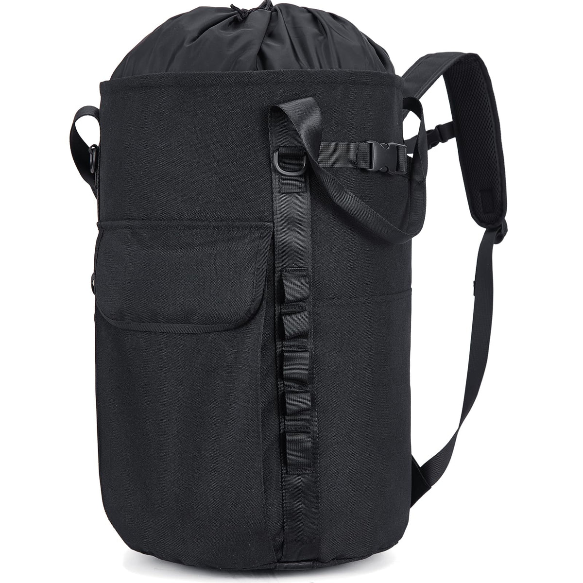 PAMLIAPY Arborist Rope Bag, 35L Tree Climbing Rope Bag, Arborist Equipment Bucket Backpack, Arborist Gear Carrier Bag with Side Pockets, Tough Rock Climbing Backpack, Rock and Tree Climbing Gear