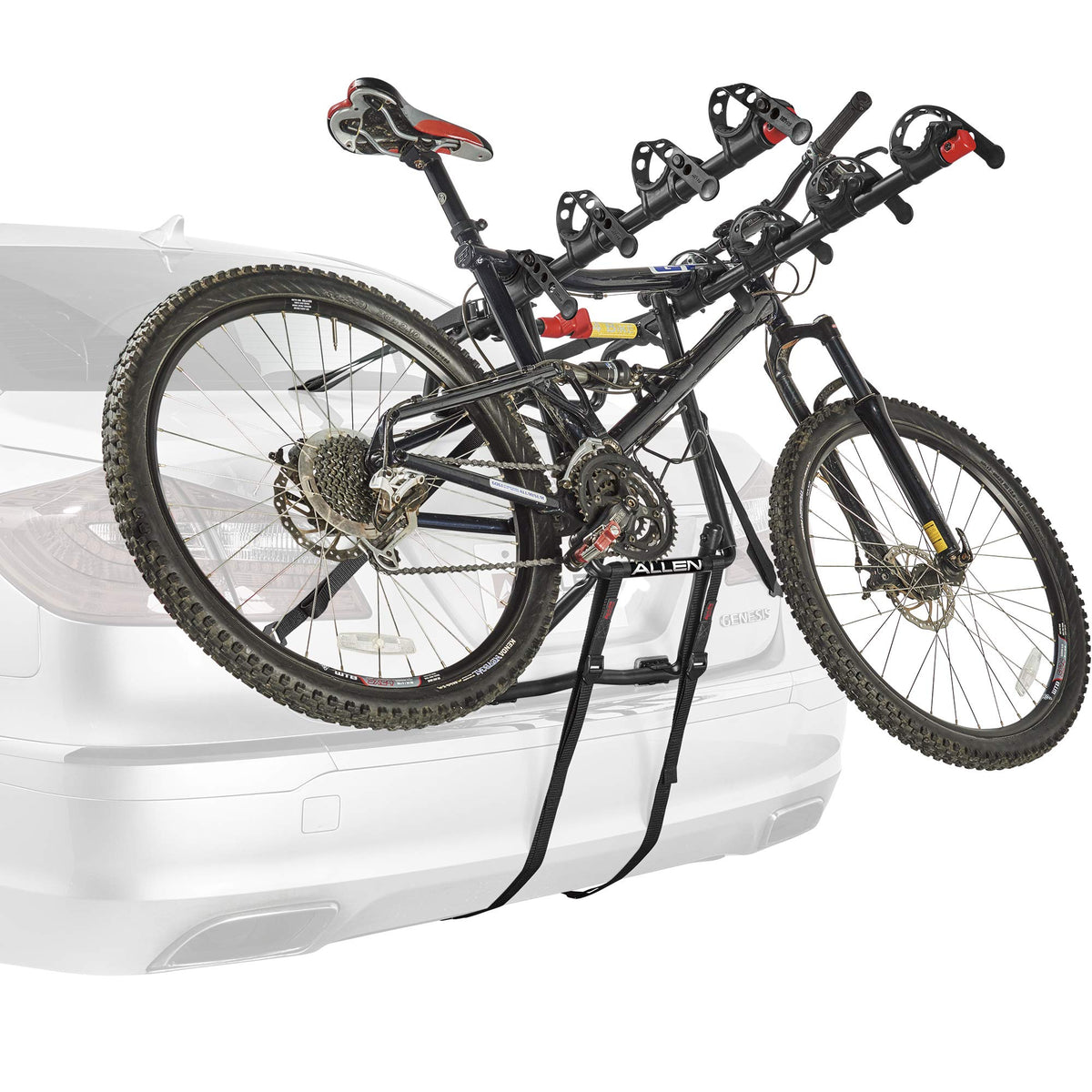 Allen Sports Premier 4-Bike Trunk Rack, Model S104 , Black
