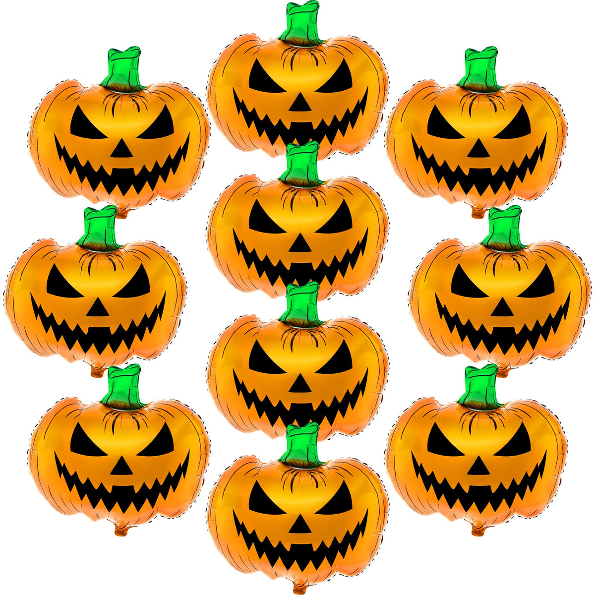 KatchOn, Scary Halloween Pumpkin Balloons -Large 30 Inch | halloween Balloons for scary decorations | Indoor Halloween Party Decorations | jack o lantern balloons | Summerween Party Decorations