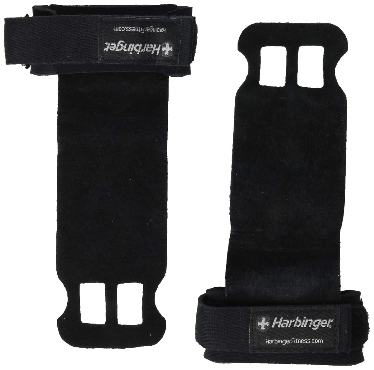 Harbinger Leather Palm Grips for Weight Lifting Workout Hand Protection, Medium