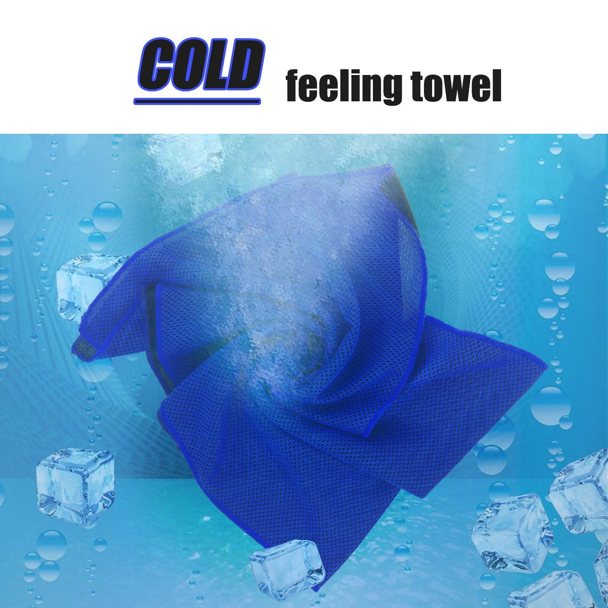 Biange Cooling Towel (Pack of 20, 40"x12") with Pouches for Sports, Workout, Fitness, Gym, Yoga, Golf, Pilates, Travel, Camping & More