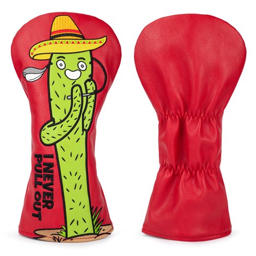Funny Driver Headcover Mexican Cactus Style Golf Driver Club Head Cover fits for 460cc Golf Gift for Men Golfers