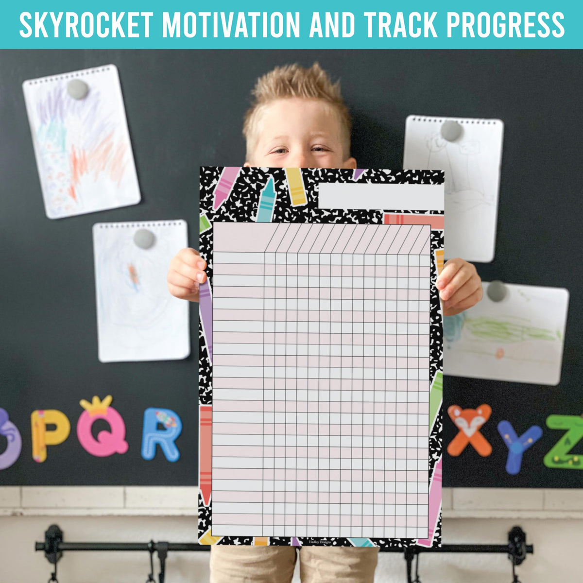 Attendance Chart for Classroom Management - 8 Incentive Chart for Classroom Essentials, 11x17 Student Behavior Charts and Homework Tracker, Teachers Class Attendance and Assignments Log