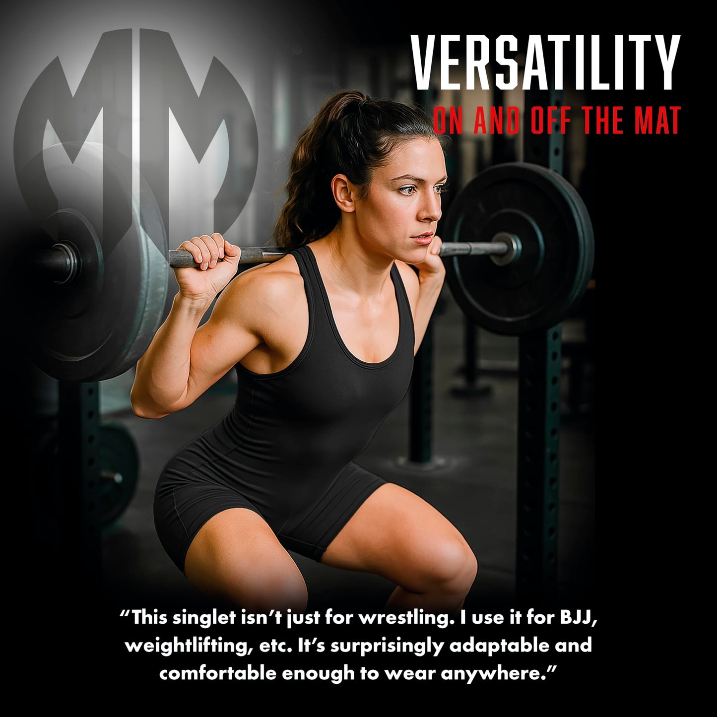 Matman Women & Girls Wrestling Singlet – High Performance Singlets for Wrestling or Weightlifting - Edge Singlet (Medium)
