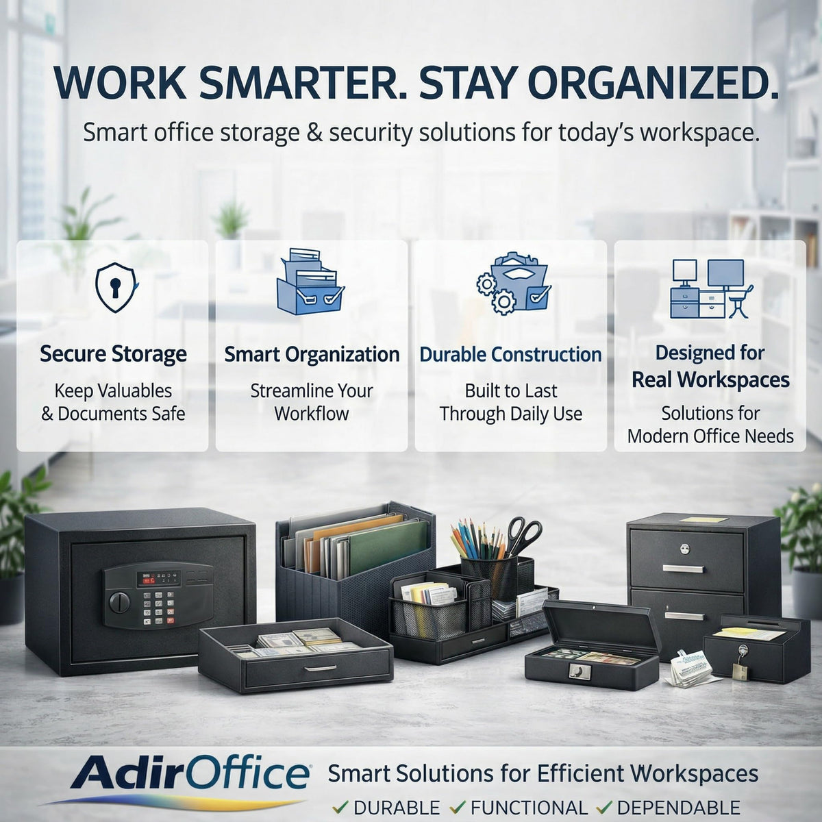 Adir Blueprint Wall Rack - Blueprint Plans Organizer and Construction Plan Holder - Poster Display and Map Rack for Office and Home (Without Blueprint Clamps)