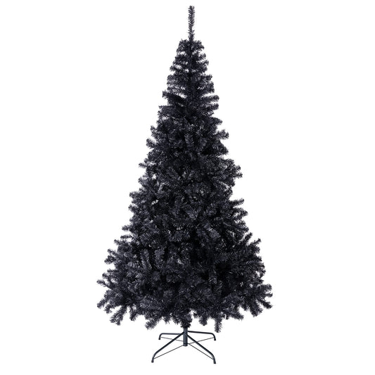 Sunnyglade 4 FT Halloween Black Premium Artificial Christmas Tree 400 Tips Easy to Assemble with Christmas Tree Stand (4 ft)