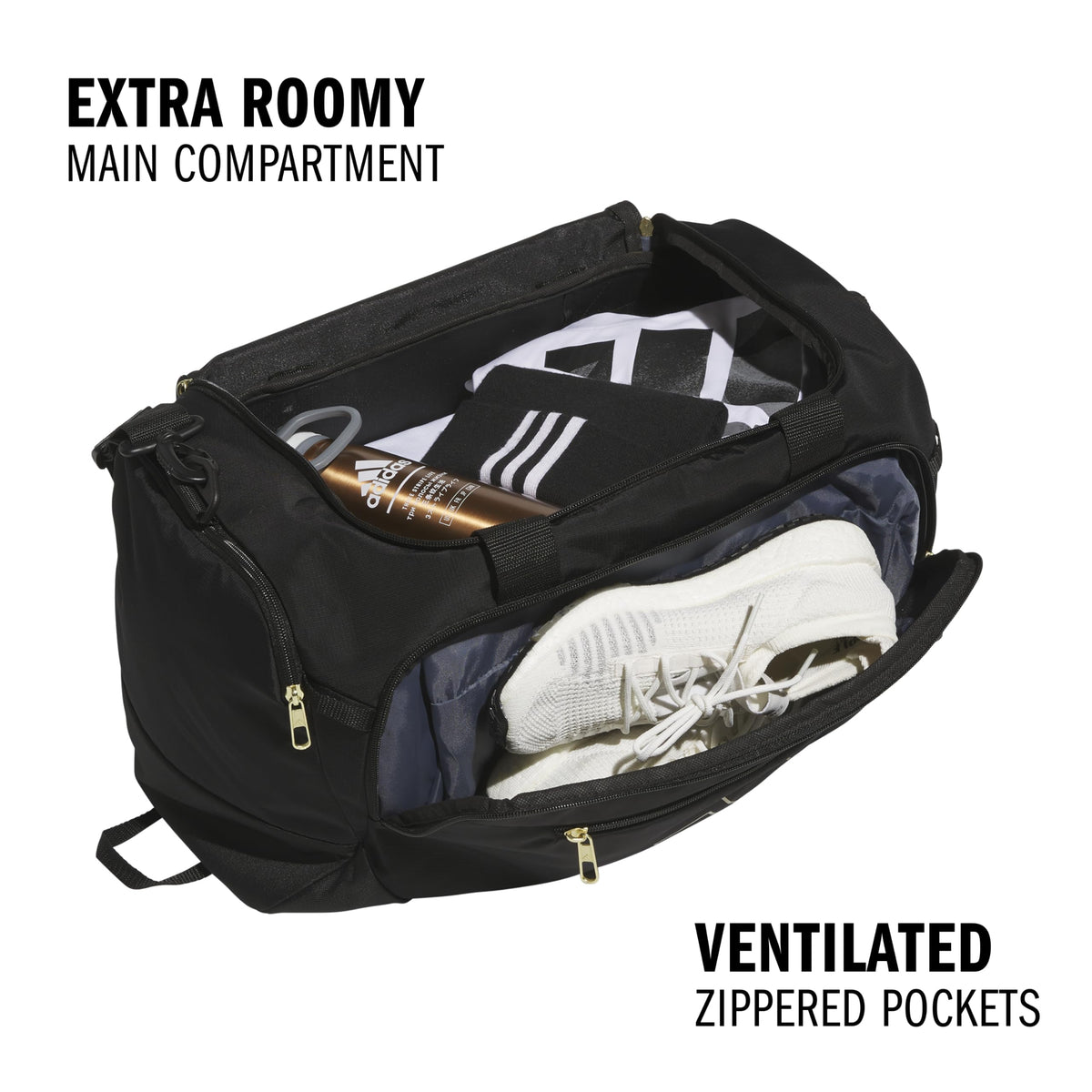 adidas Defender 5 Duffel Bag – Premium Duffle for Sports, Gym & Travel