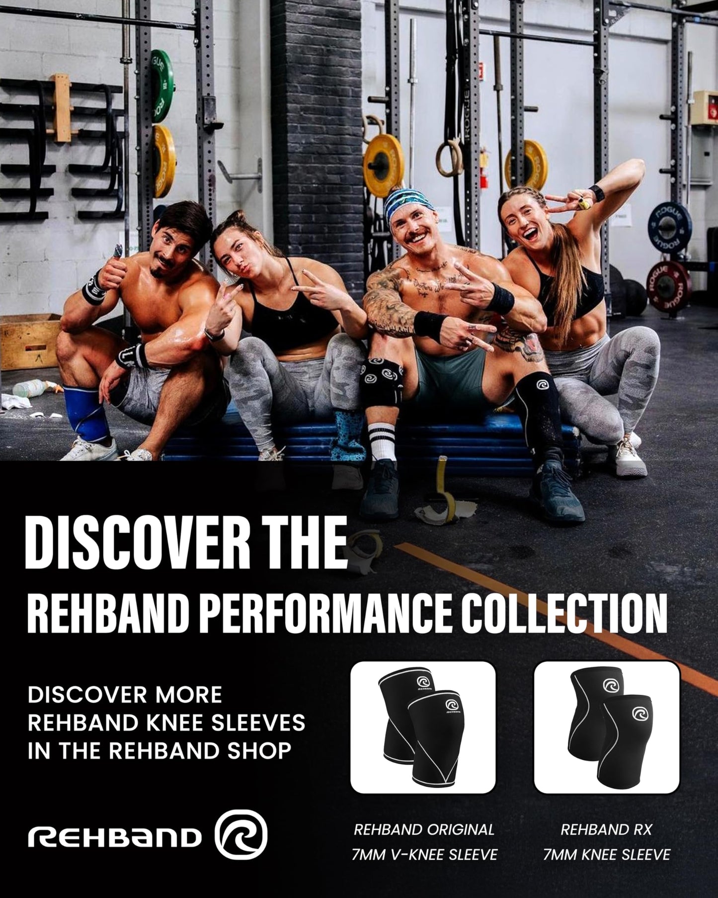 Rehband 5mm Knee Sleeves for Functional Training, Cross-Training & Powerlifting, Weightlifting Knee Support made of Neoprene, Unisex, Colour:Burgundy - 1 Pair, Size:X-Large