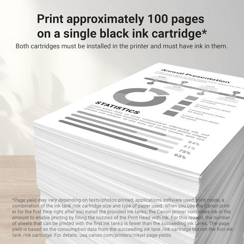 Canon PG-275 Black Ink Cartridge - Genuine Quality for TS3520, TR4720, TS3720 Printers